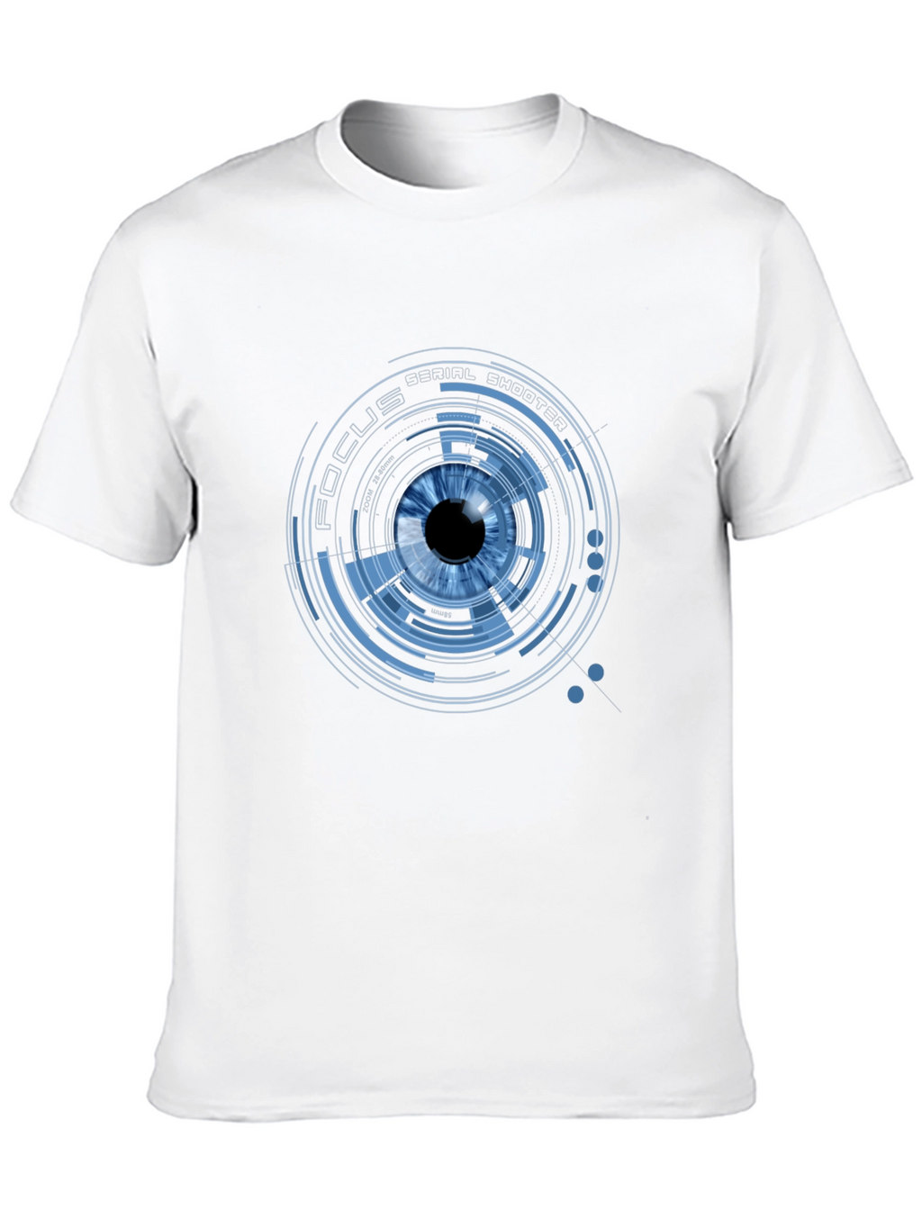 Focus Eye Graphic Print Crew Neck T-Shirt