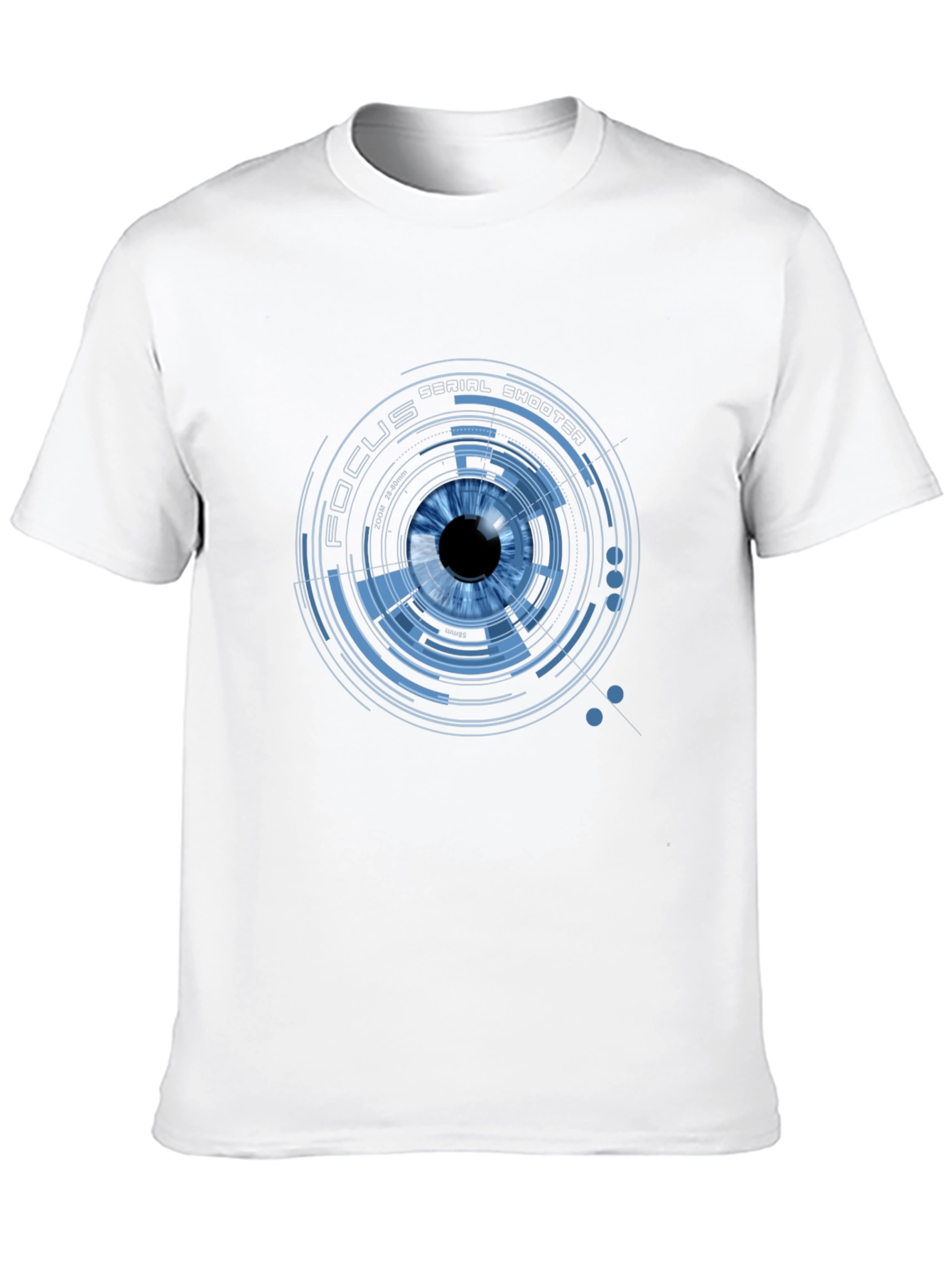 Focus Eye Graphic Print Crew Neck T-Shirt