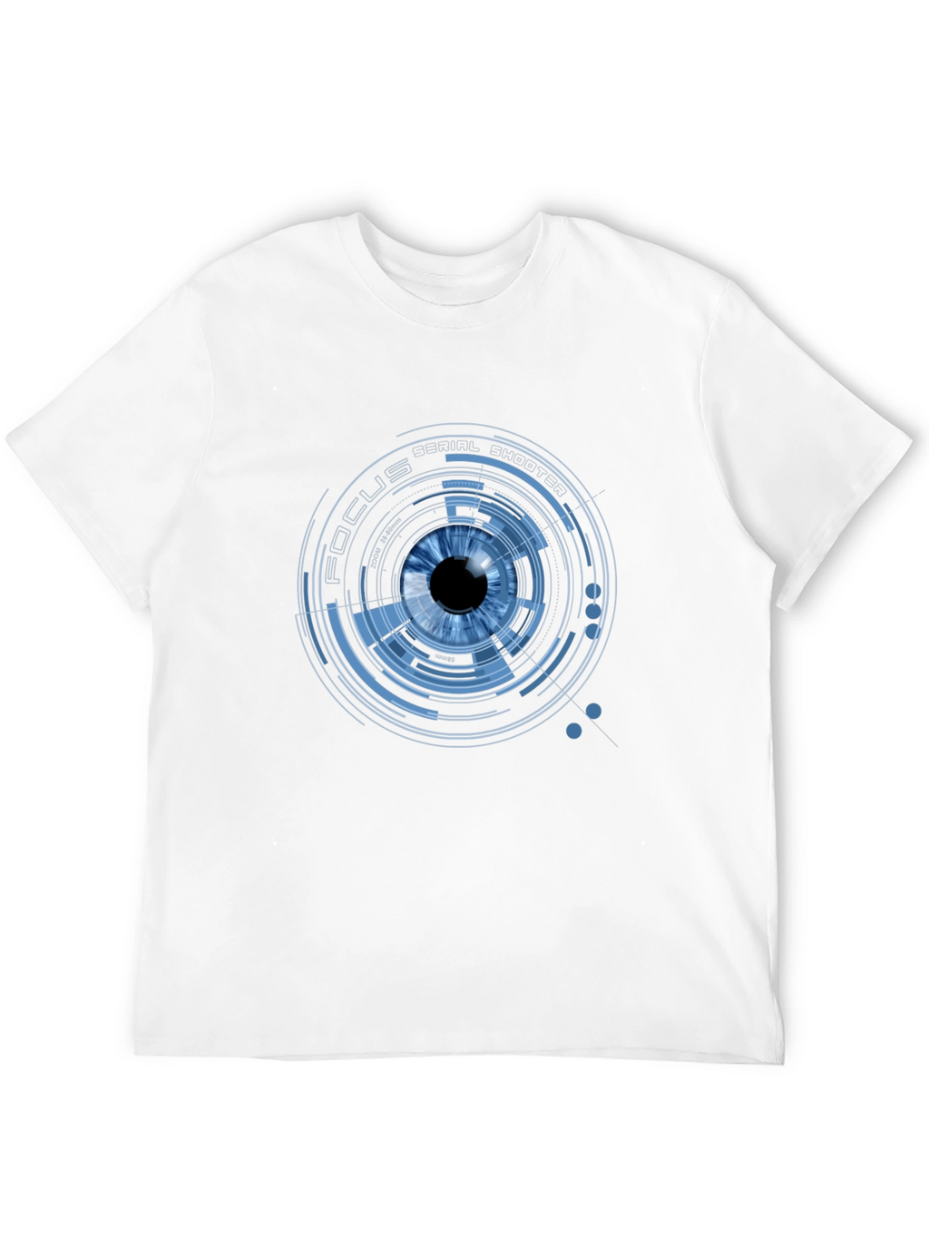 Focus Eye Graphic Print Crew Neck T-Shirt