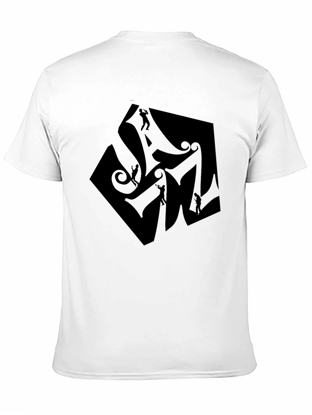 Graphic Print Black T-Shirt - Unique Streetwear