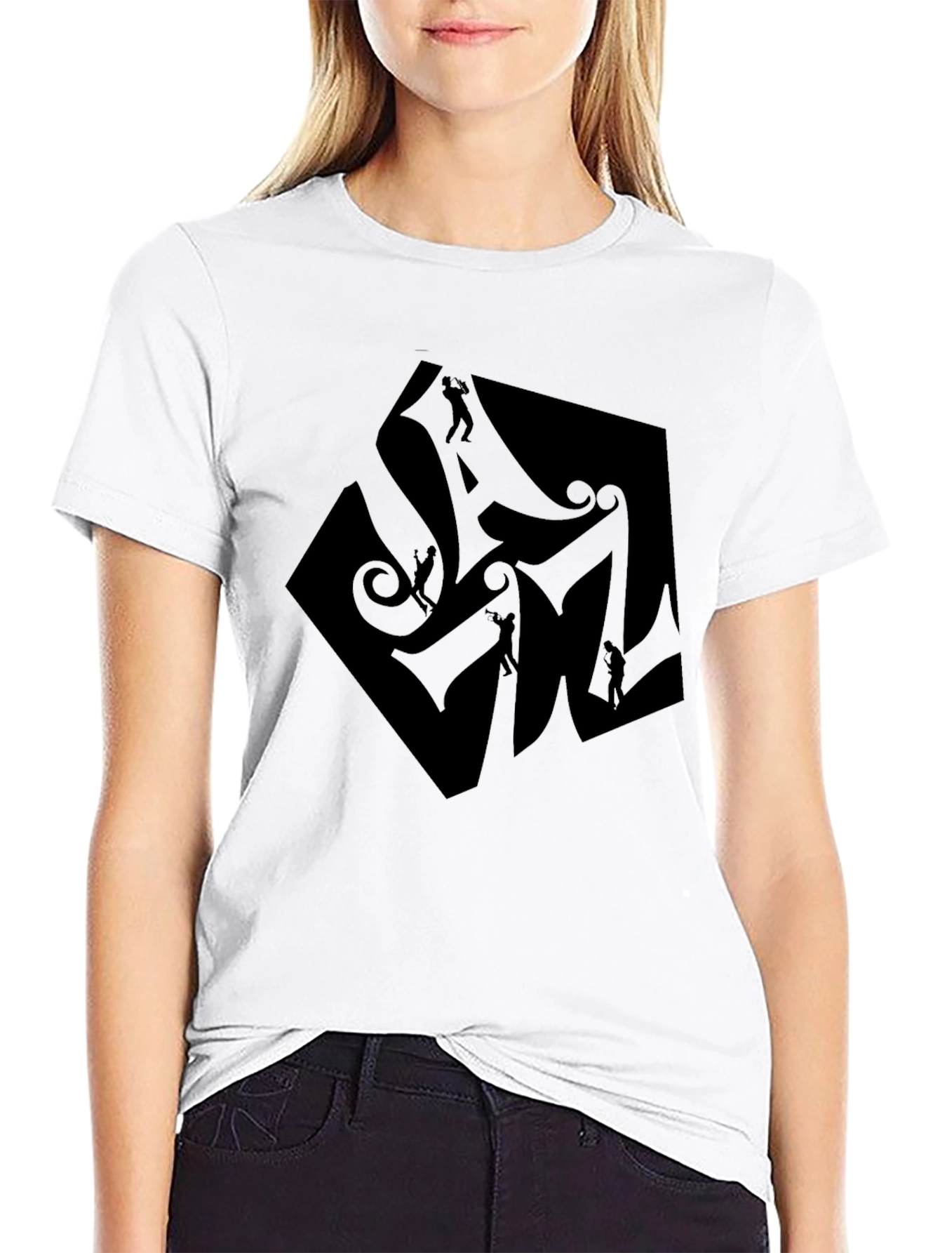 Graphic Print Black T-Shirt - Unique Streetwear