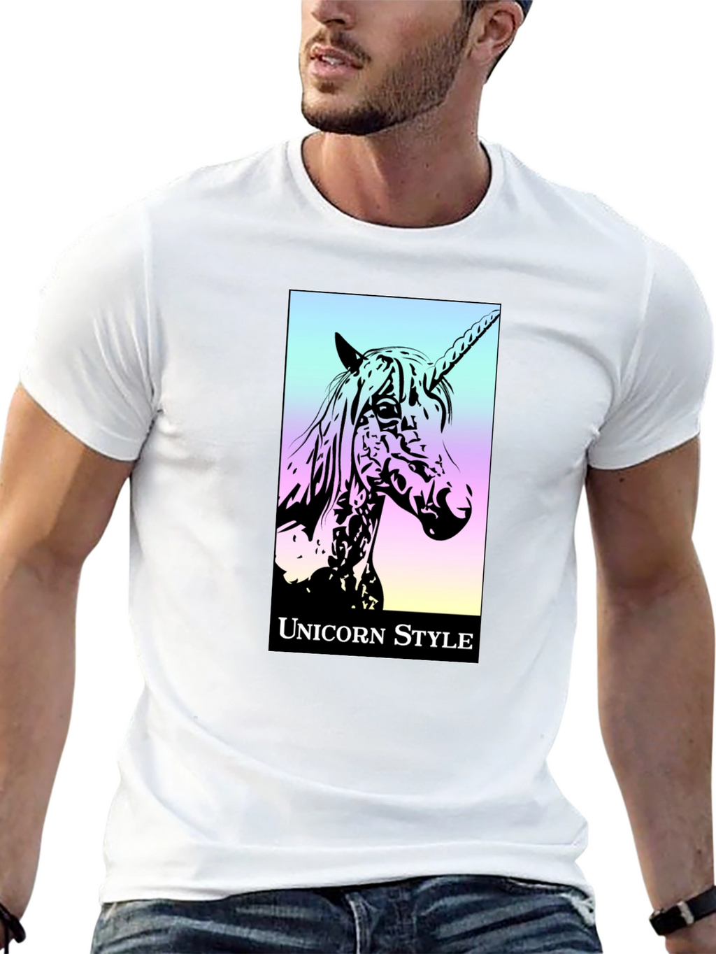 Unicorn Style Graphic T-Shirt