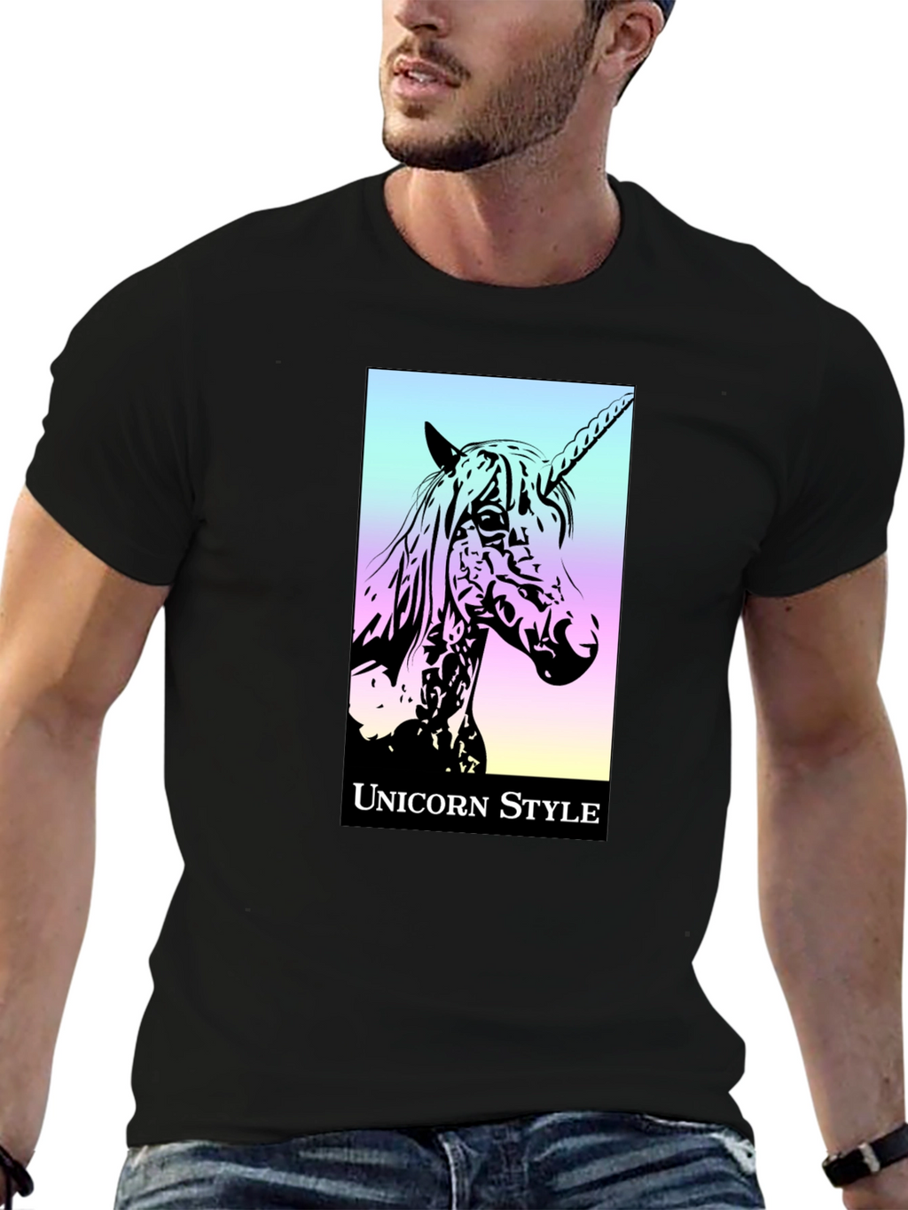Unicorn Style Graphic T-Shirt