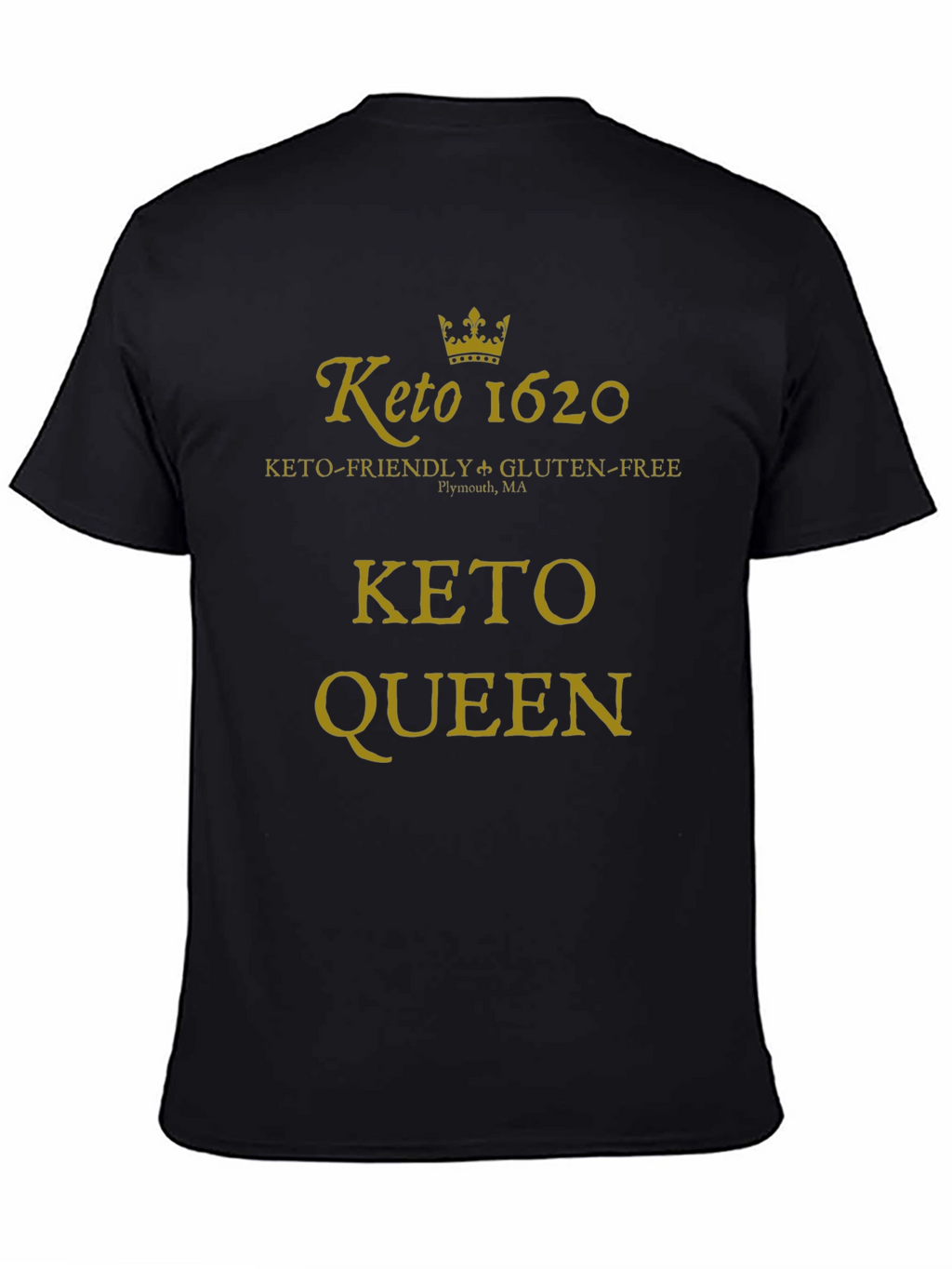 Keto Queen Black Graphic T-Shirt