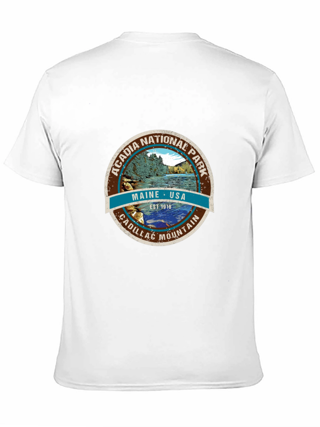 Acadia National Park Tee - Maine USA Cadillac Mountain