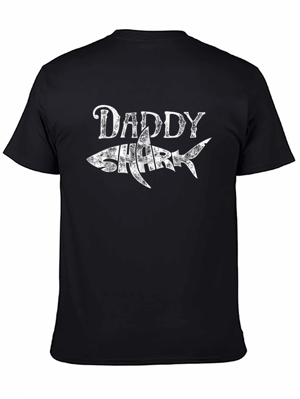 Daddy Shark T-Shirt - Mens Black Graphic Tee