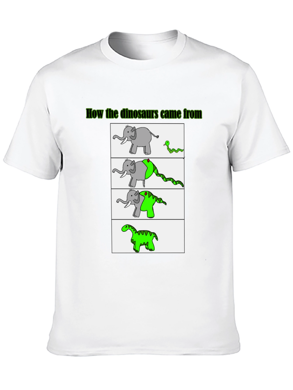 Elephant to Dinosaur T-Shirt