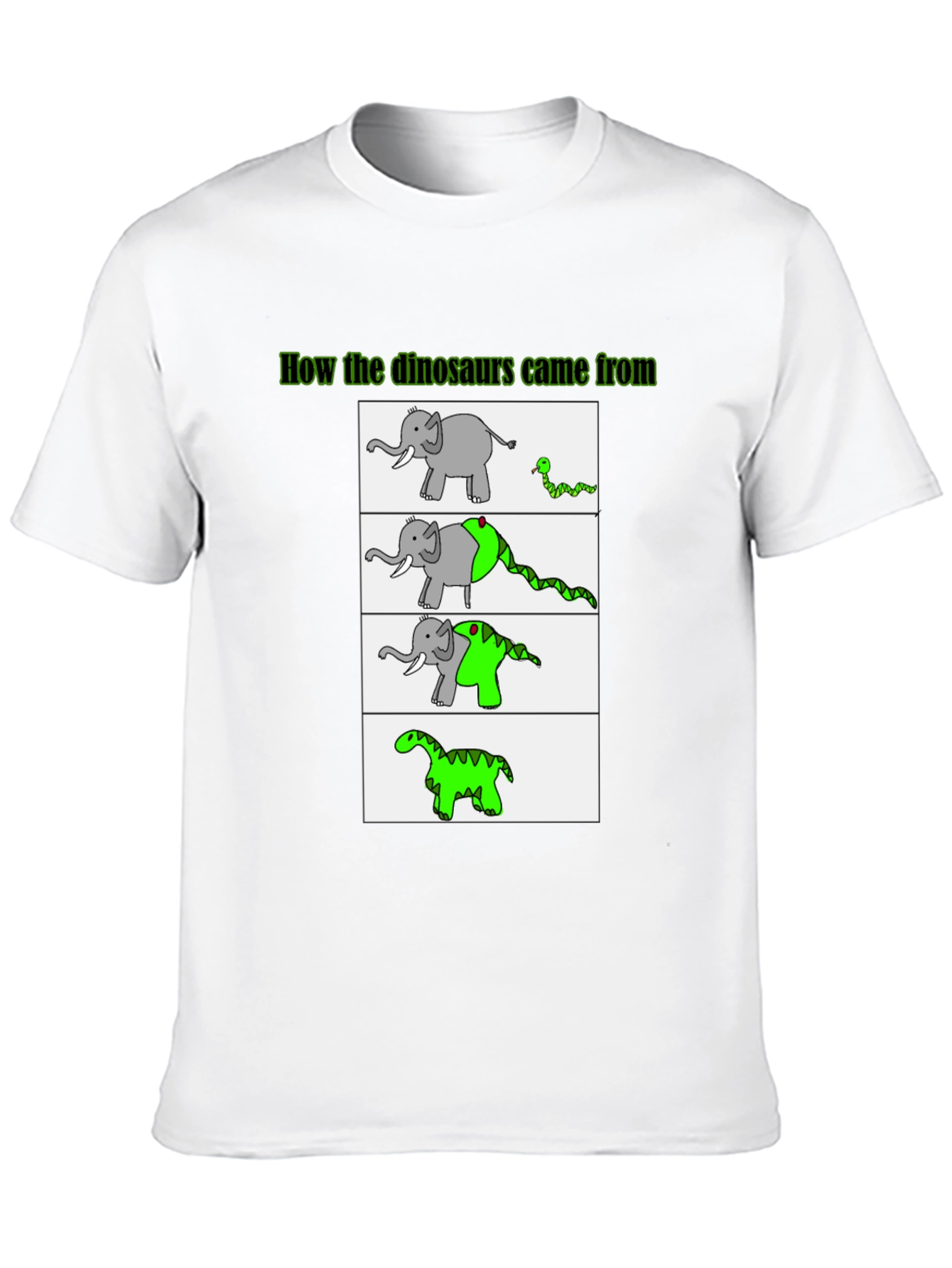 Elephant to Dinosaur T-Shirt