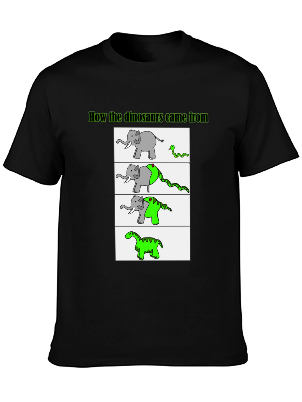 Elephant to Dinosaur T-Shirt