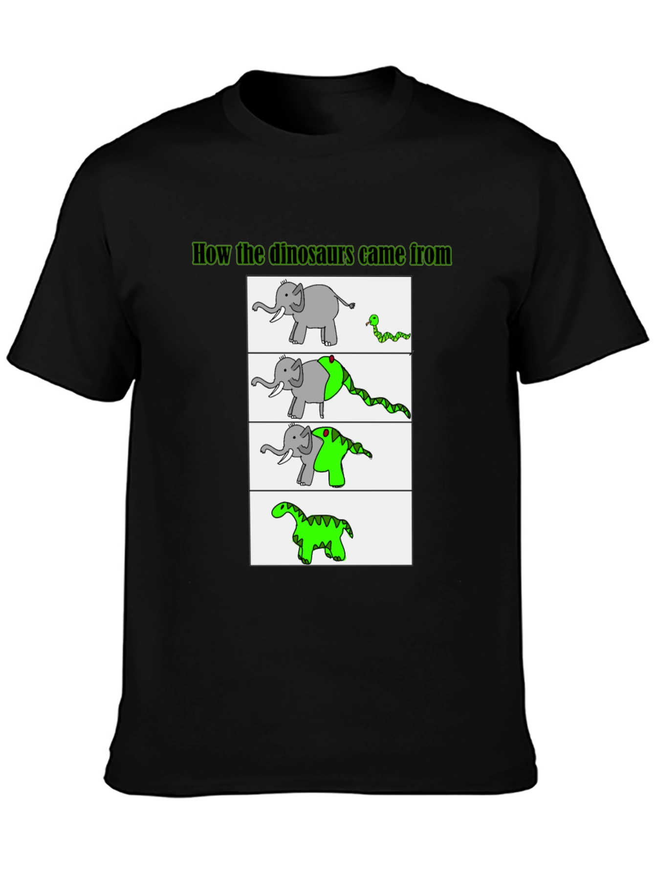 Elephant to Dinosaur T-Shirt