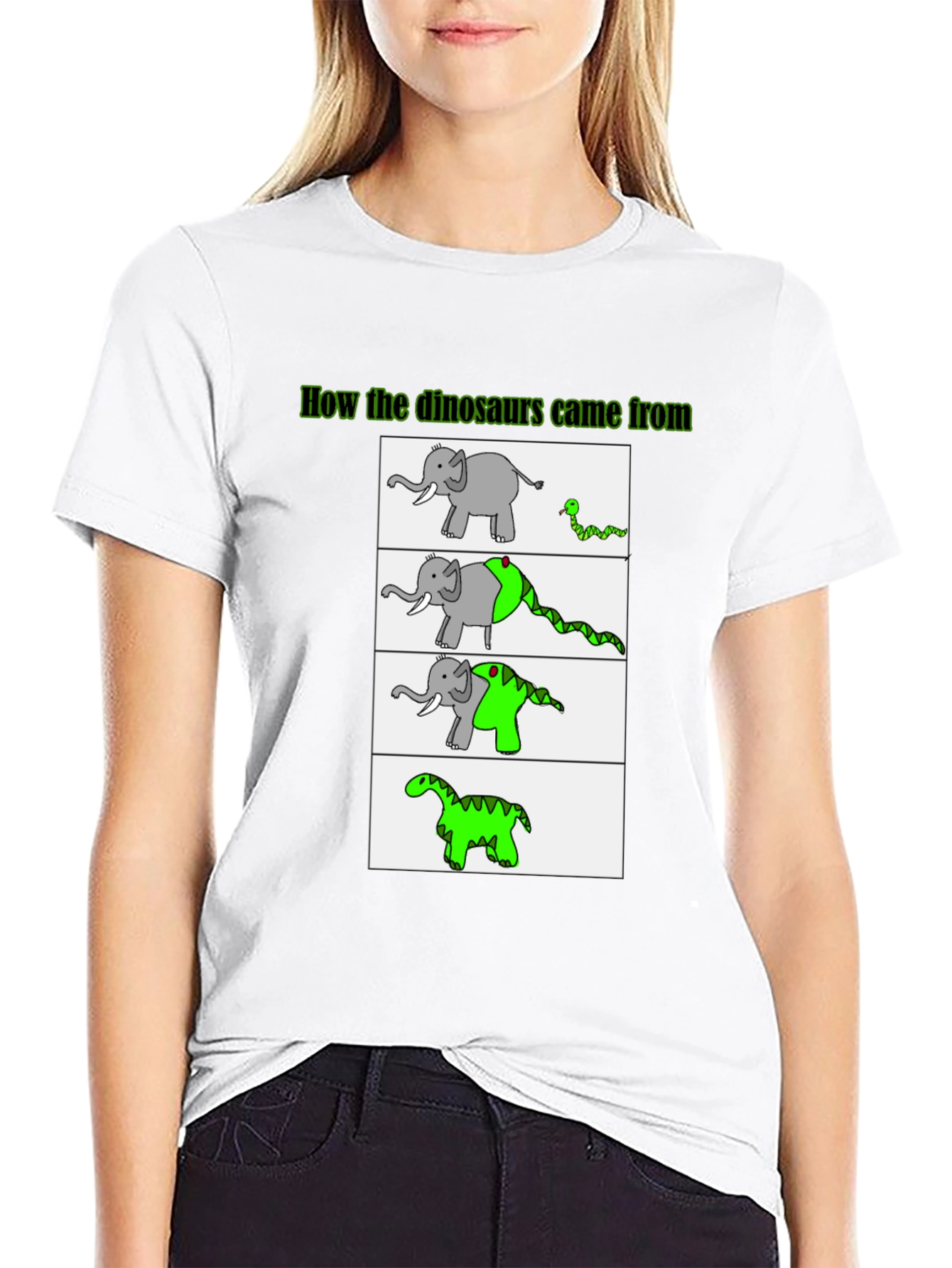 Elephant to Dinosaur T-Shirt