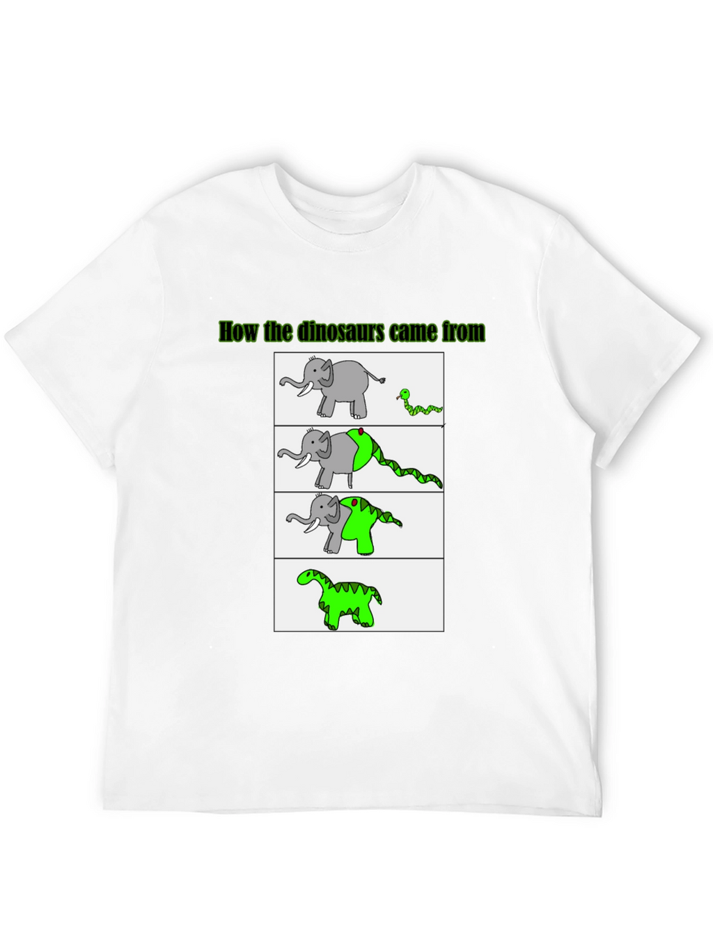 Elephant to Dinosaur T-Shirt