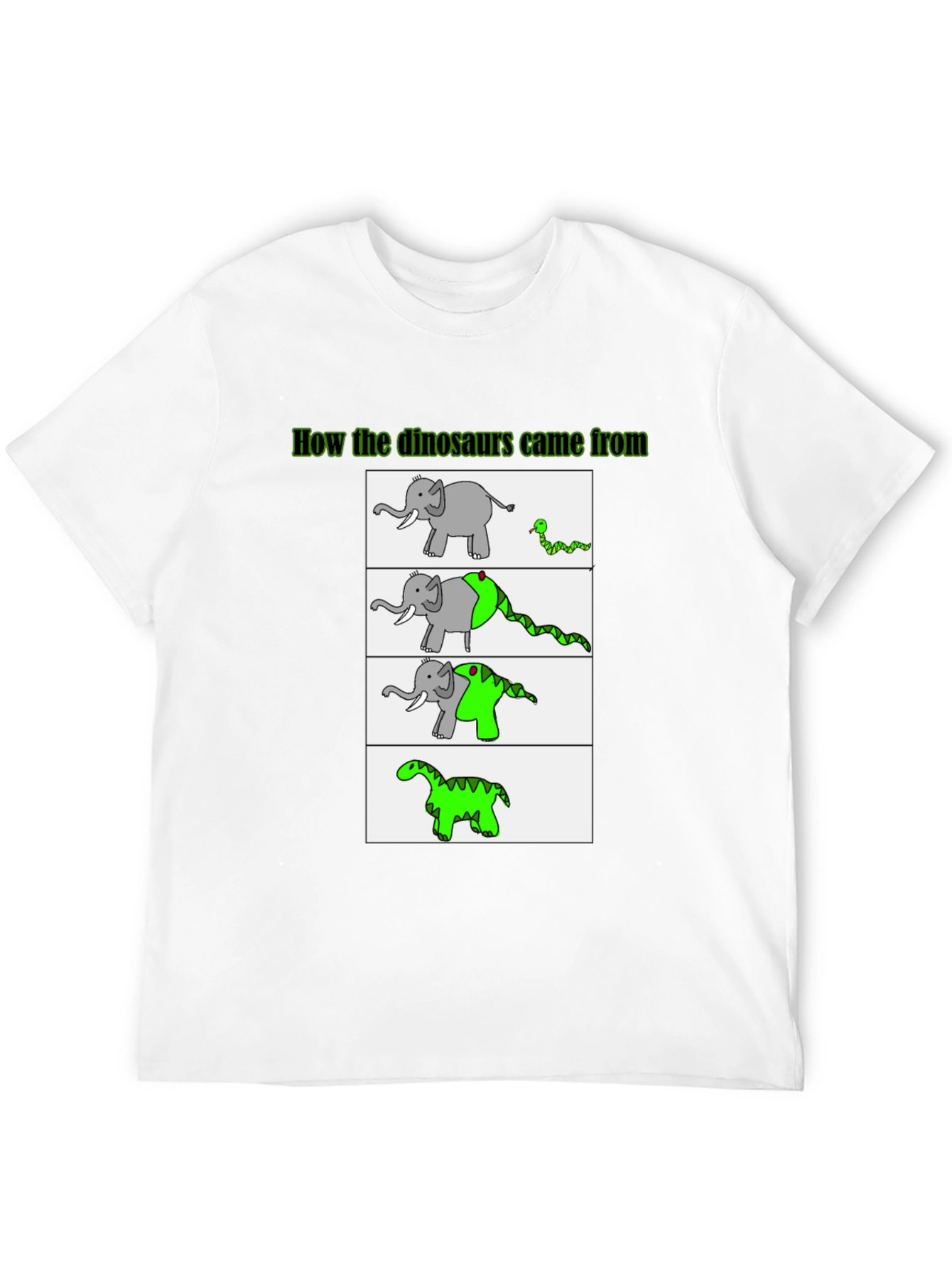 Elephant to Dinosaur T-Shirt
