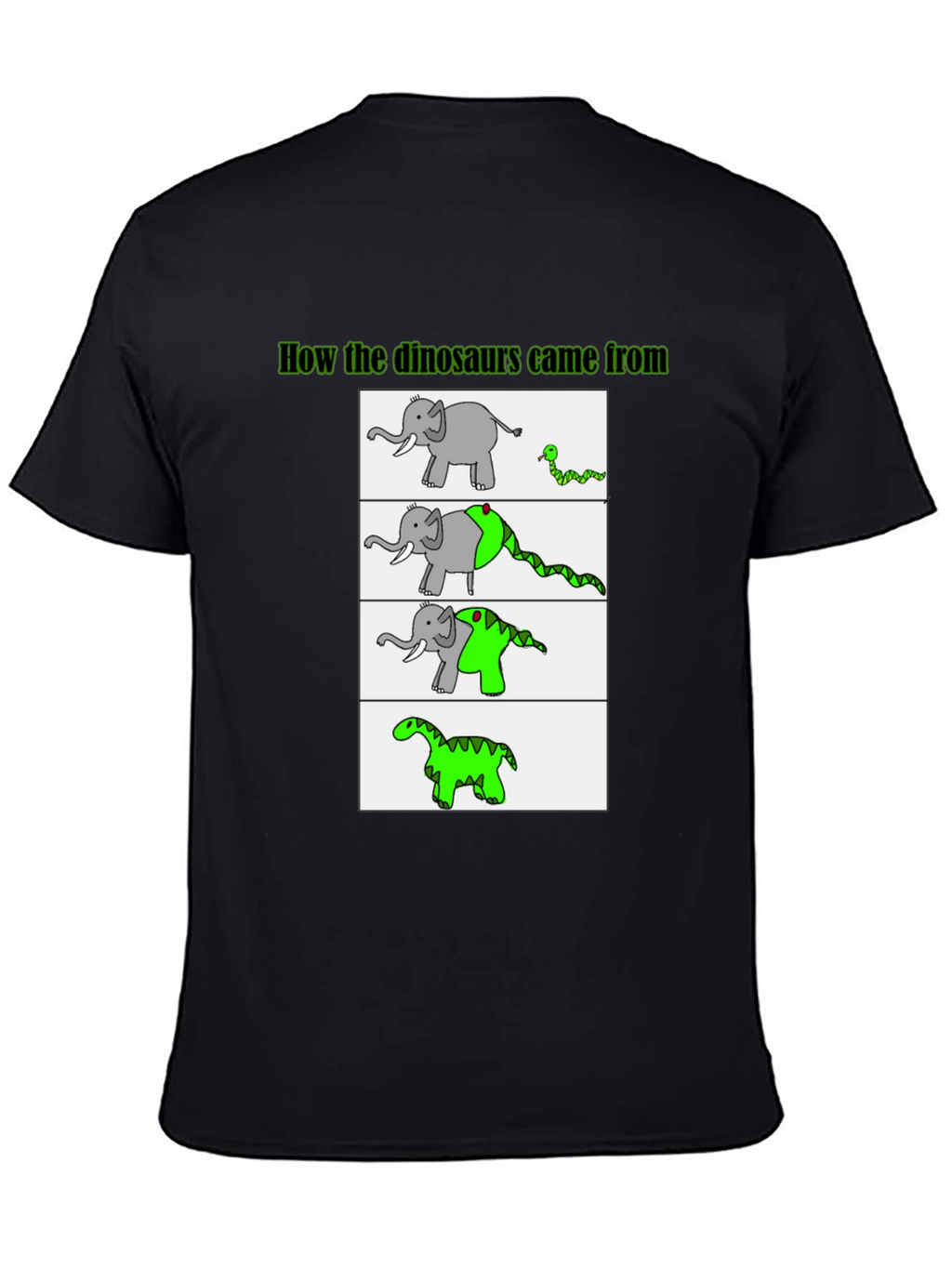 Elephant to Dinosaur T-Shirt
