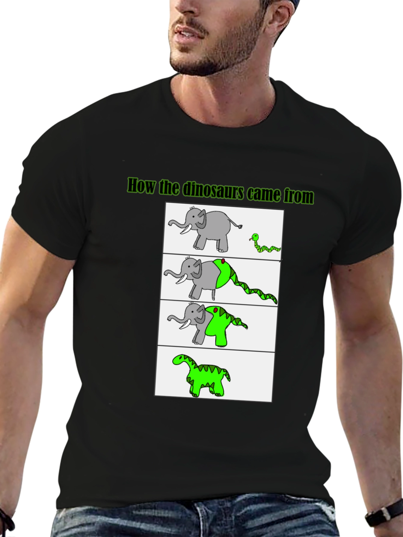 Elephant to Dinosaur T-Shirt