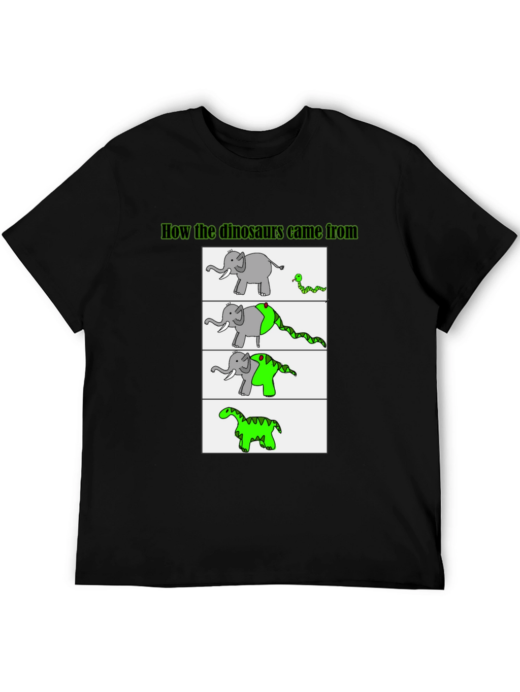 Elephant to Dinosaur T-Shirt