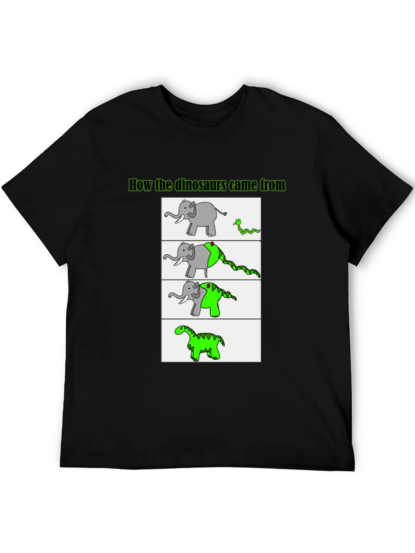 Elephant to Dinosaur T-Shirt