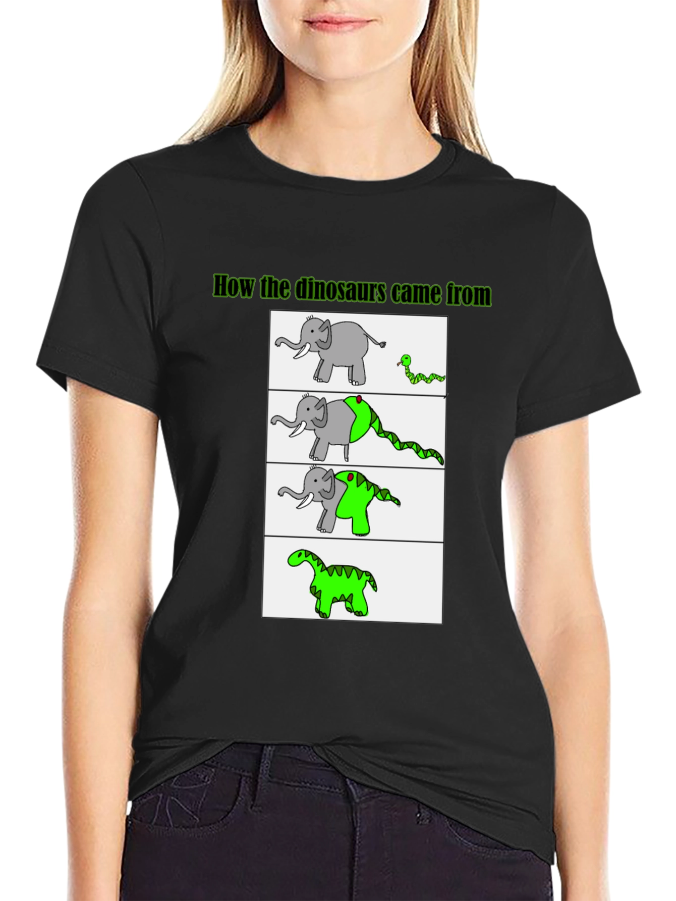 Elephant to Dinosaur T-Shirt