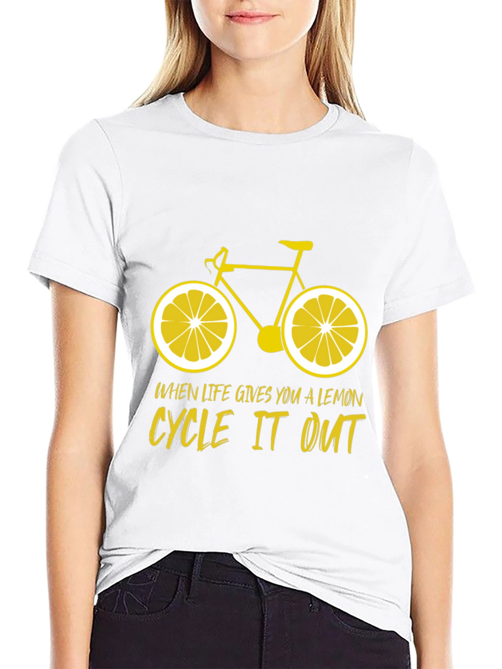 Lemon Bicycle T-Shirt: Cycle It Out Tee