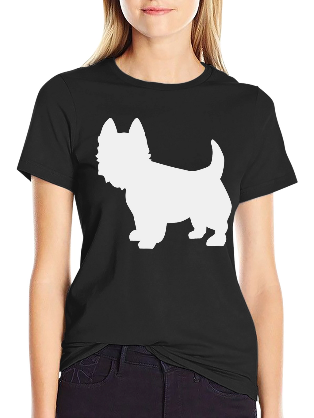Dog Breed Silhouette Graphic Tee