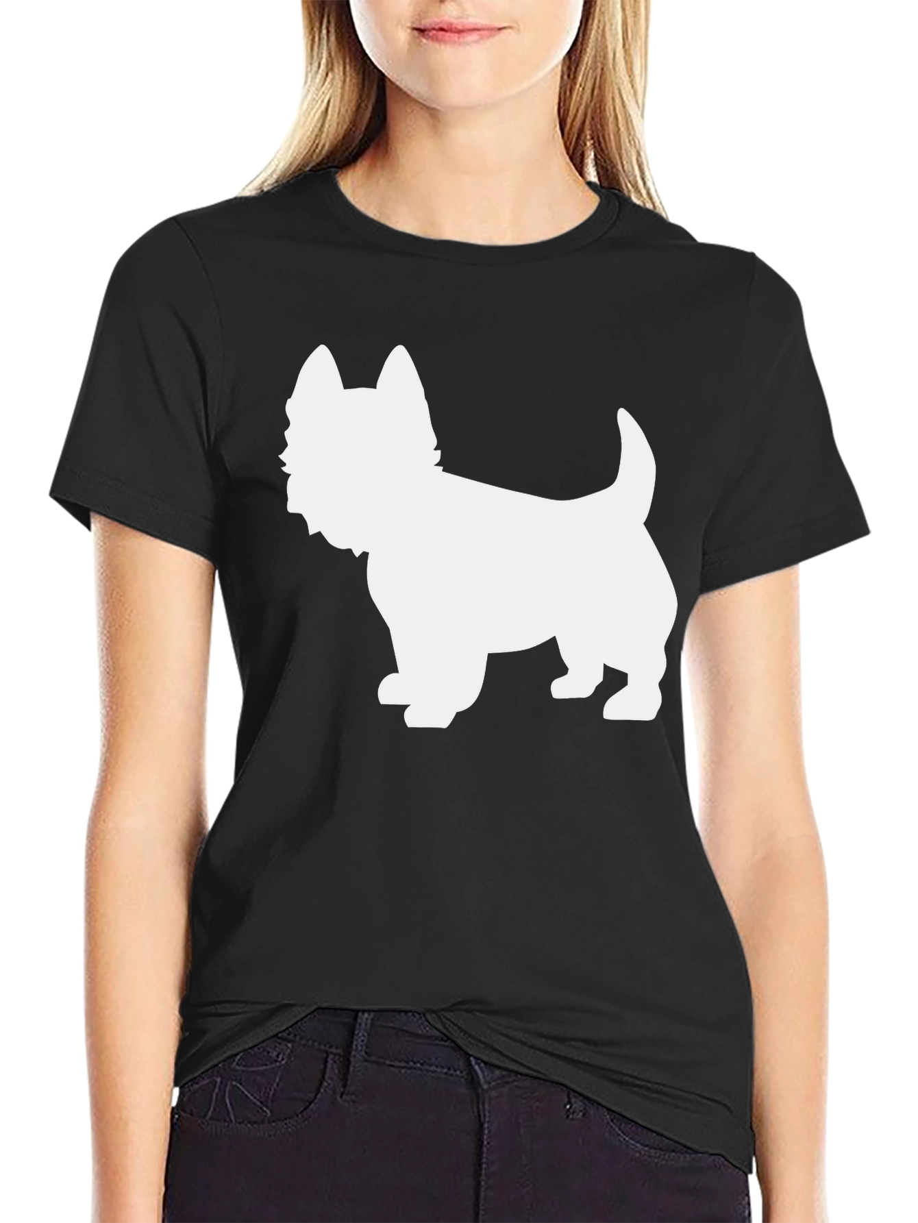 Dog Breed Silhouette Graphic Tee
