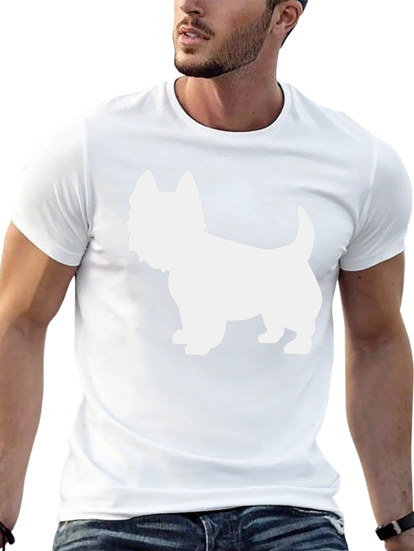 Dog Breed Silhouette Graphic Tee