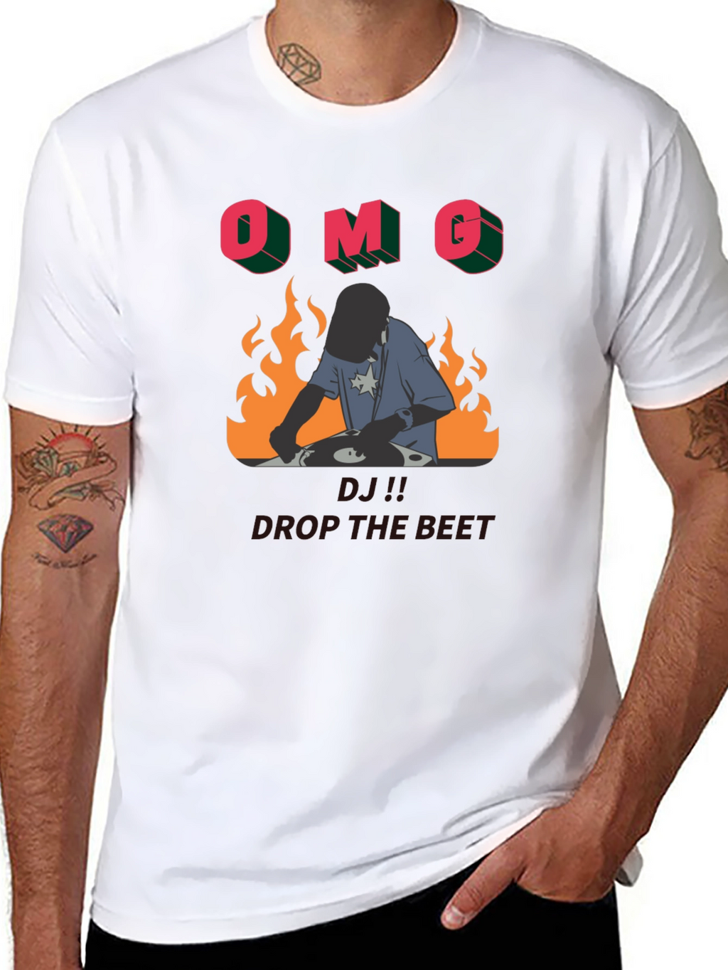 OMG Drop The Beet Graphic Tee
