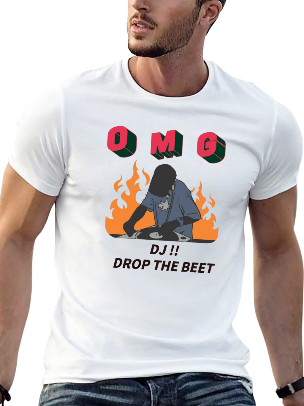 OMG Drop The Beet Graphic Tee
