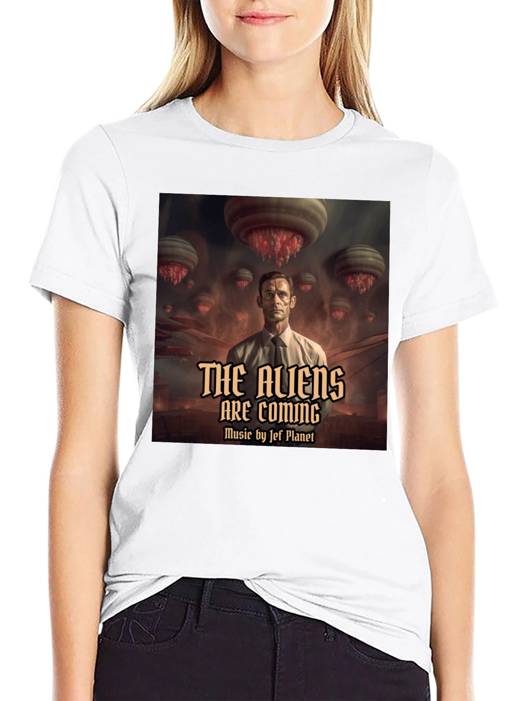 The Aliens Are Coming Graphic T-Shirt