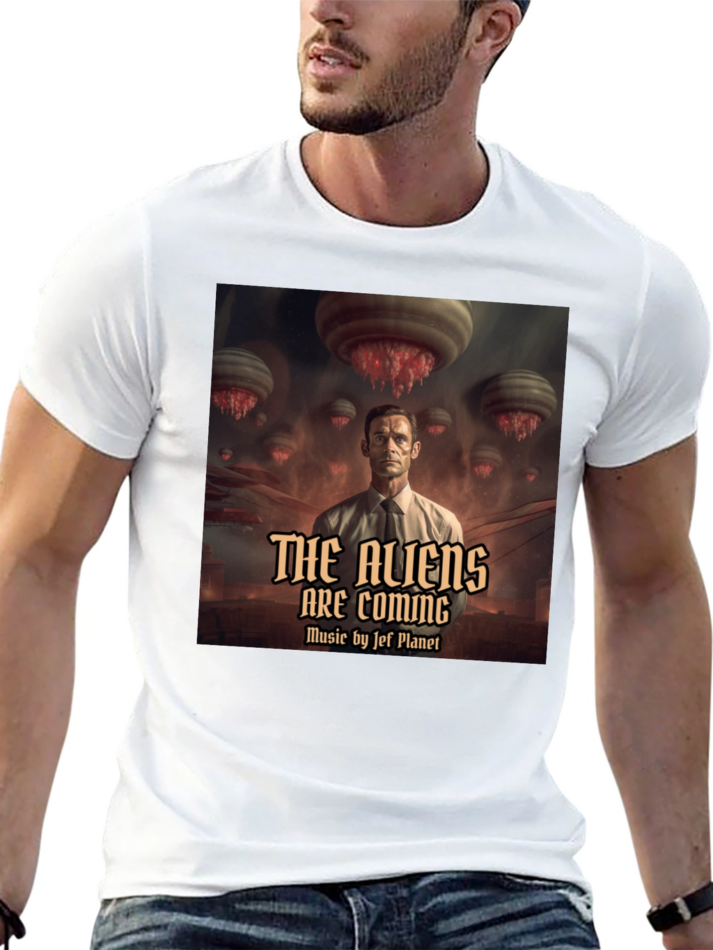 The Aliens Are Coming Graphic T-Shirt