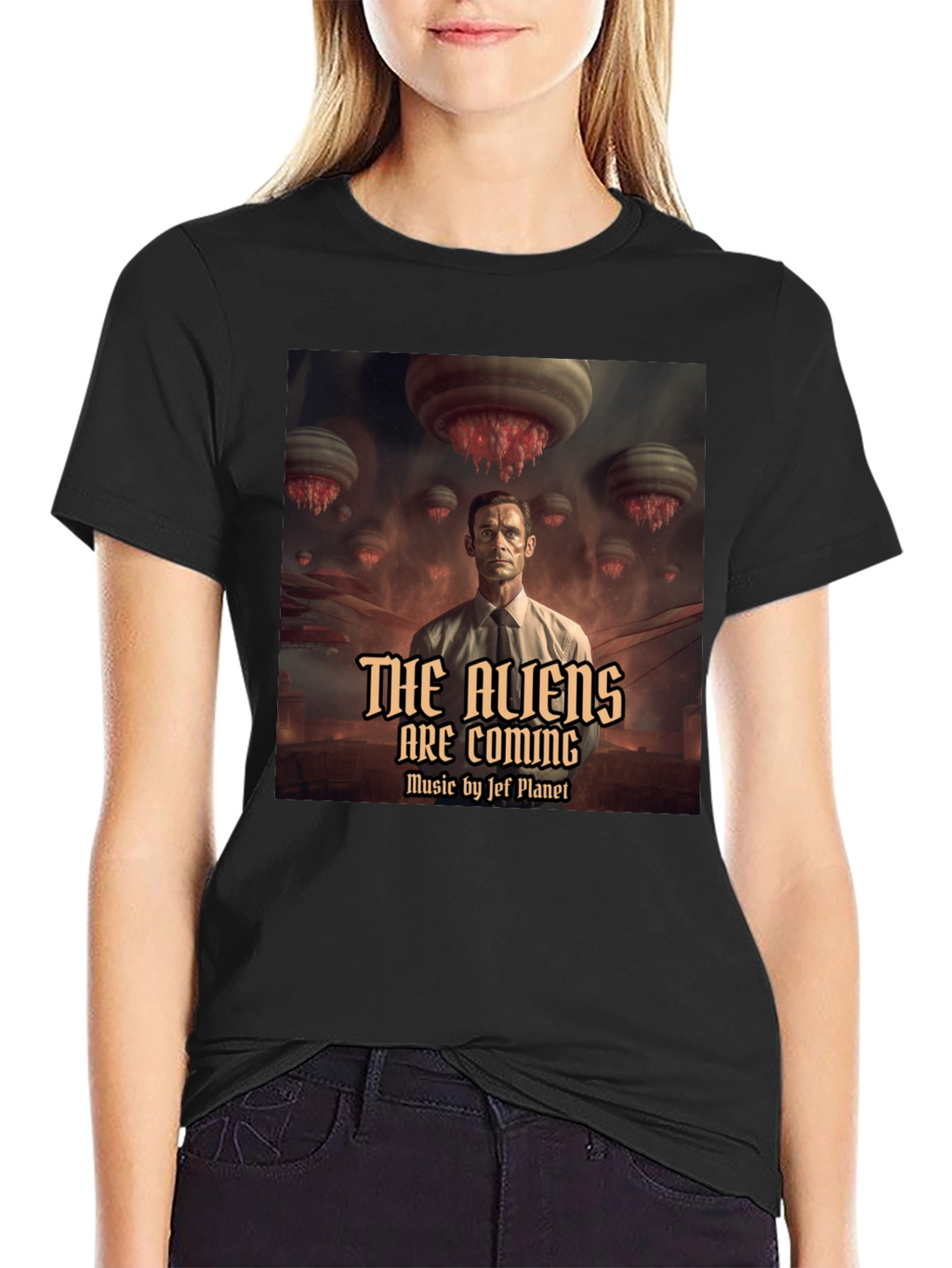 The Aliens Are Coming Graphic T-Shirt