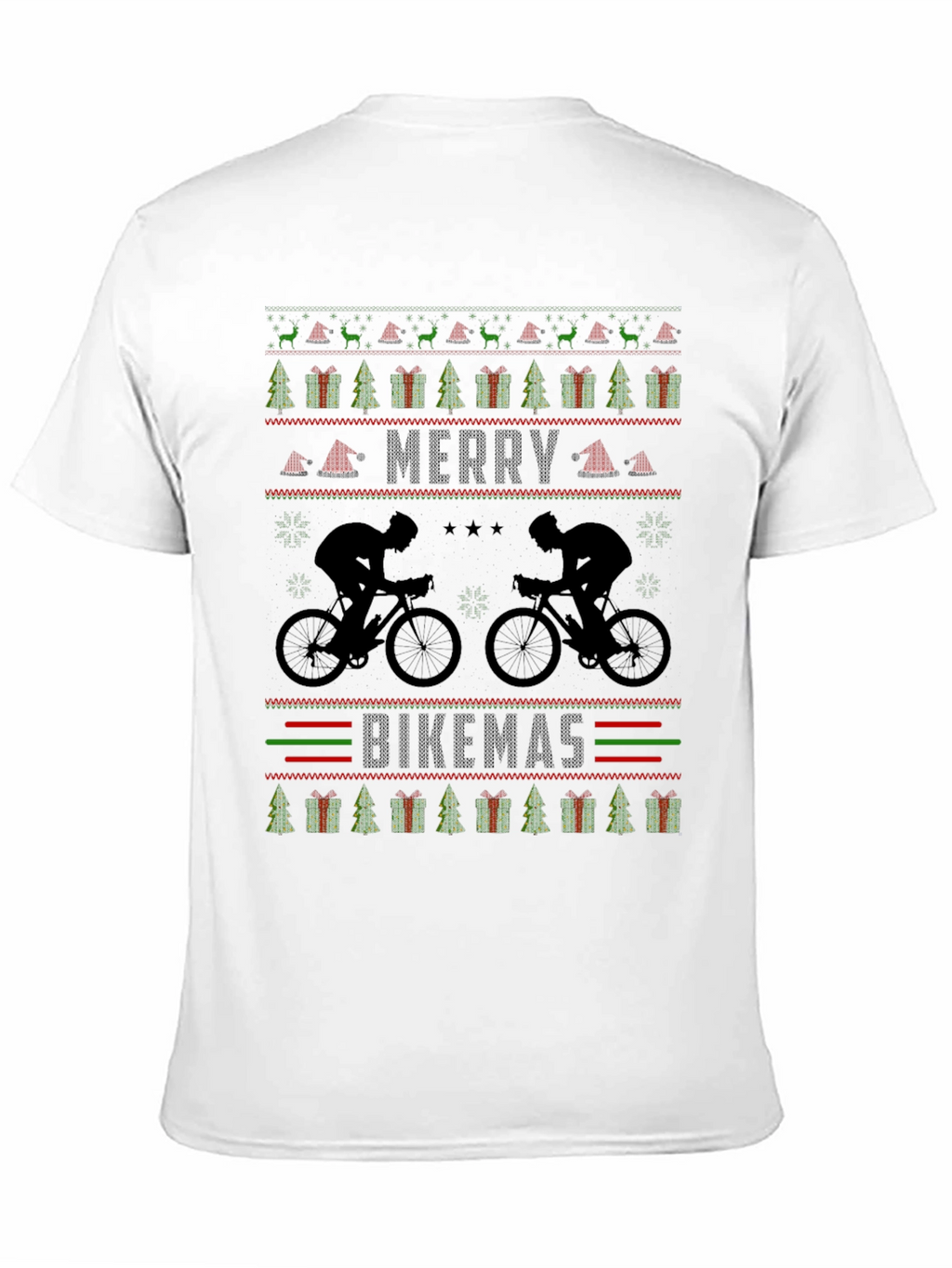 Merry Bikemas Ugly Christmas Sweater T-Shirt