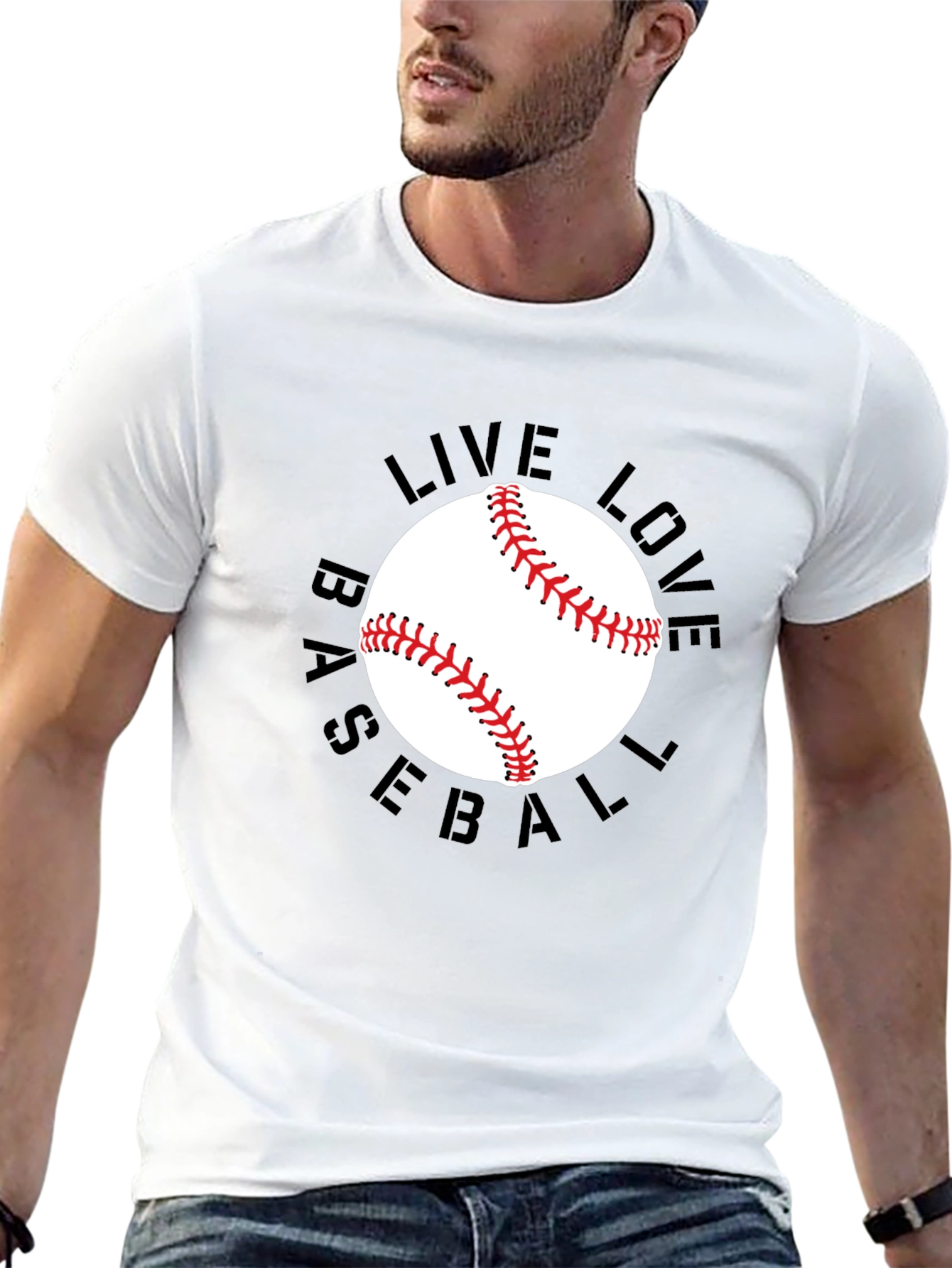 Live Love Baseball Graphic Tee