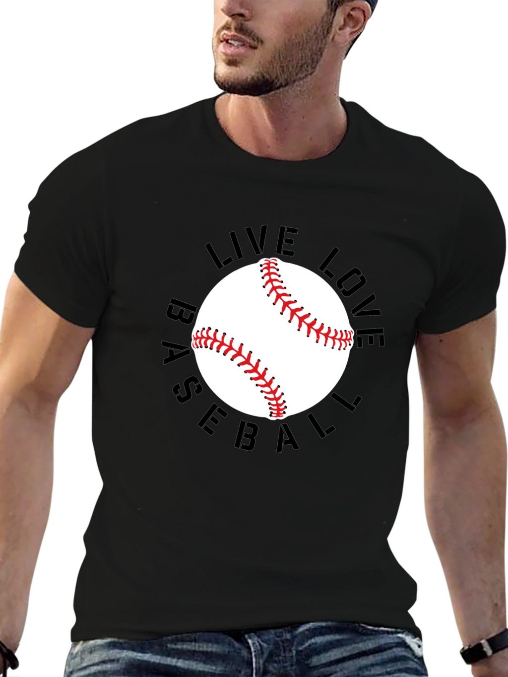 Live Love Baseball Graphic Tee