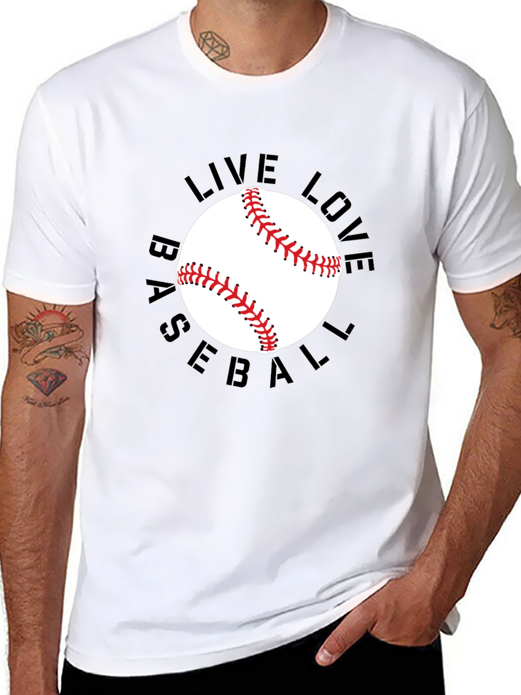 Live Love Baseball Graphic Tee