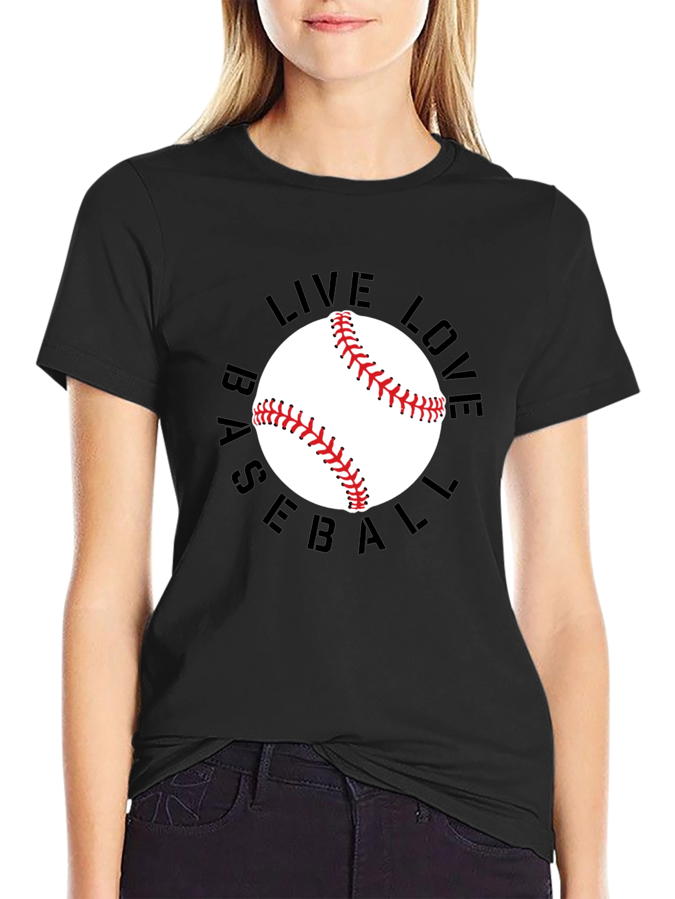 Live Love Baseball Graphic Tee