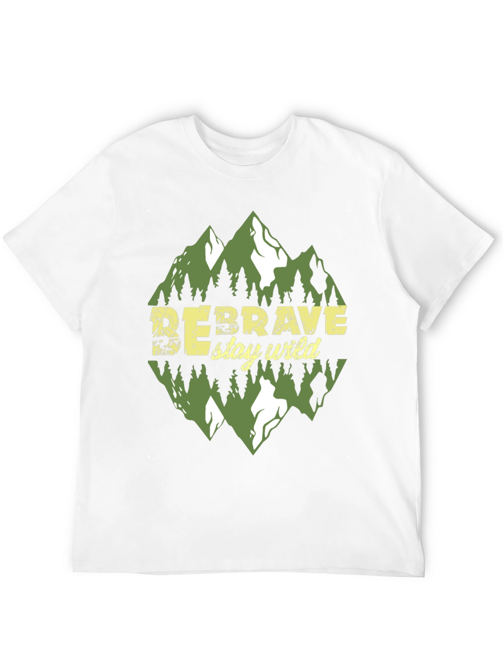 Be Brave Stay Wild Graphic Tee - Adventure Awaits