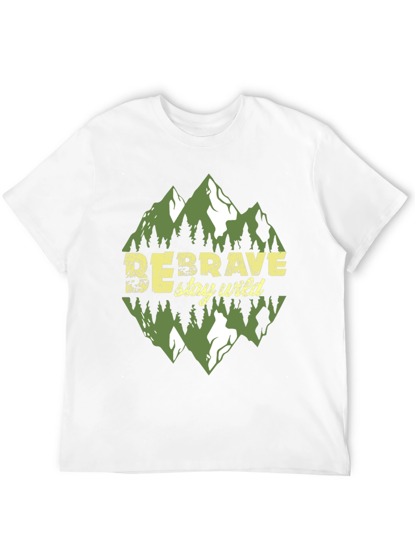 Be Brave Stay Wild Graphic Tee - Adventure Awaits
