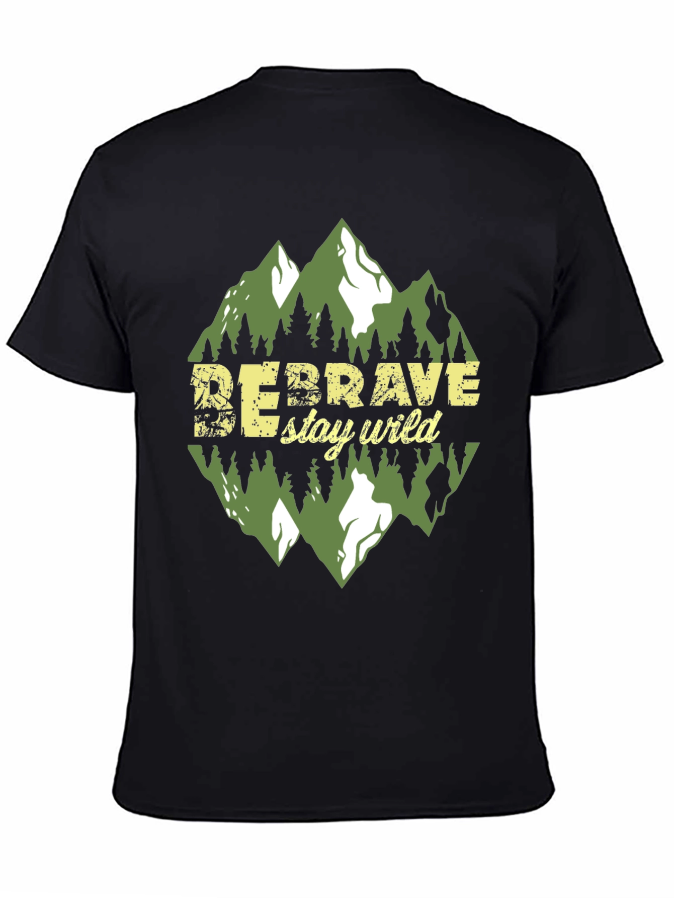 Be Brave Stay Wild Graphic Tee - Adventure Awaits