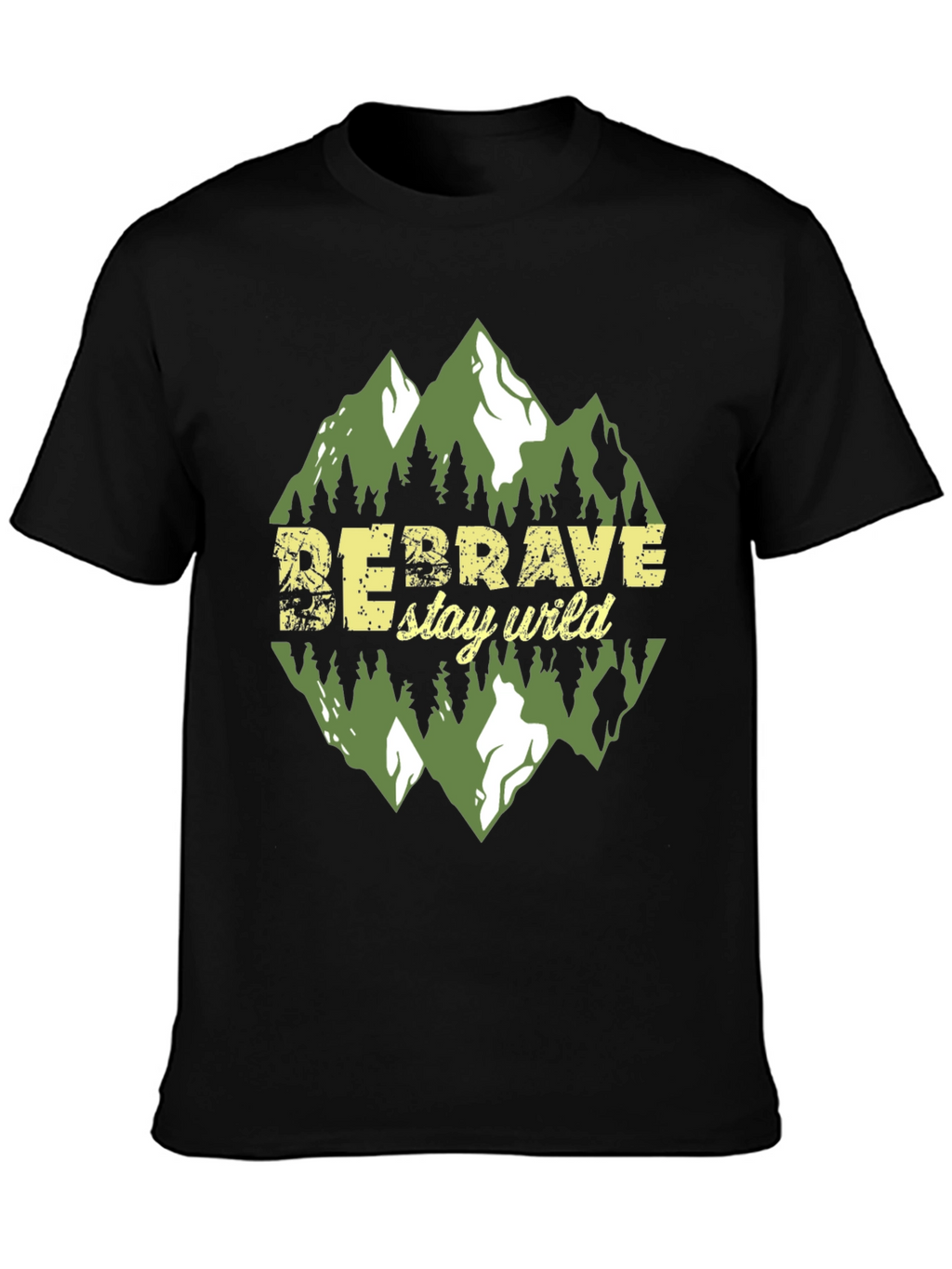 Be Brave Stay Wild Graphic Tee - Adventure Awaits