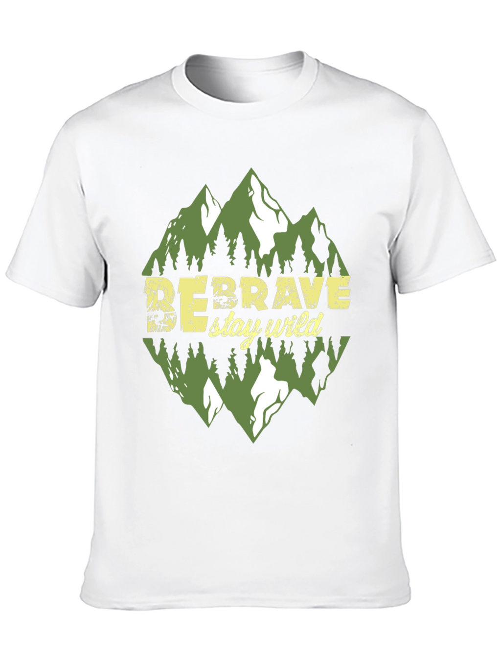 Be Brave Stay Wild Graphic Tee - Adventure Awaits