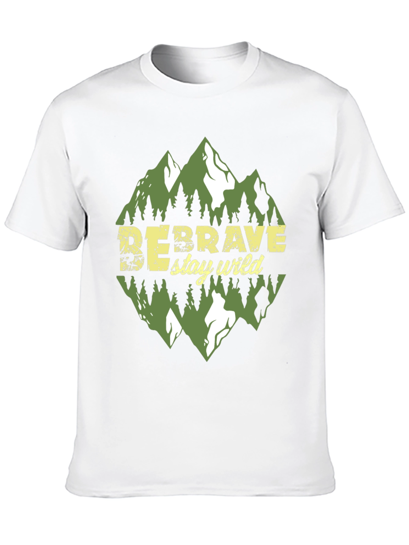 Be Brave Stay Wild Graphic Tee - Adventure Awaits