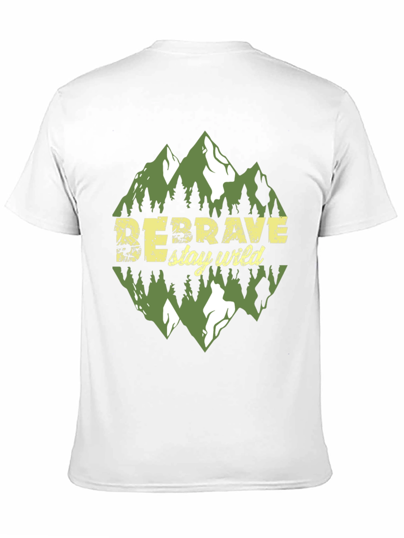 Be Brave Stay Wild Graphic Tee - Adventure Awaits