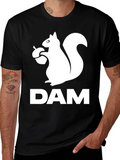Squirrel DAM T-Shirt - Funny Animal Graphic Tee