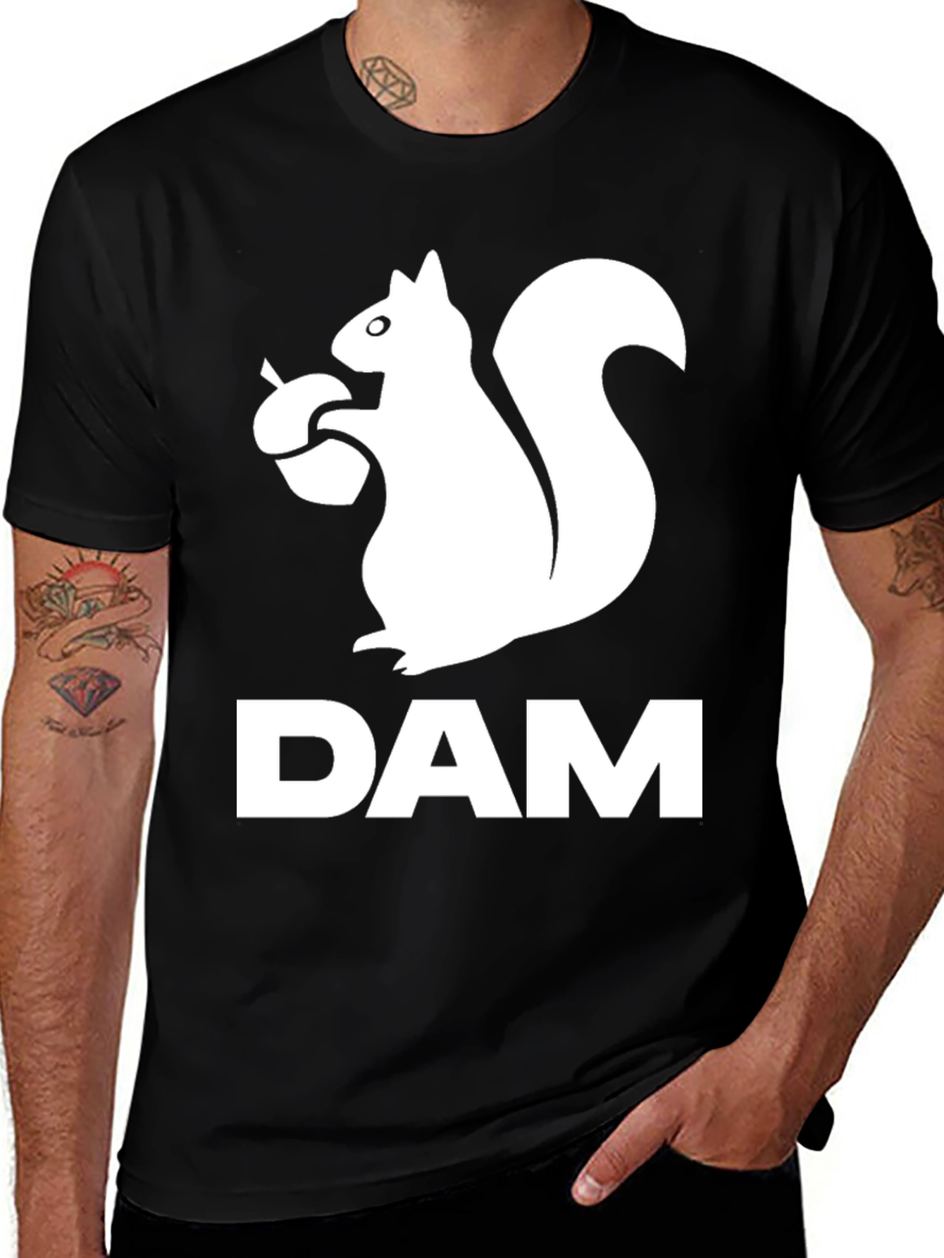 Squirrel DAM T-Shirt - Funny Animal Graphic Tee