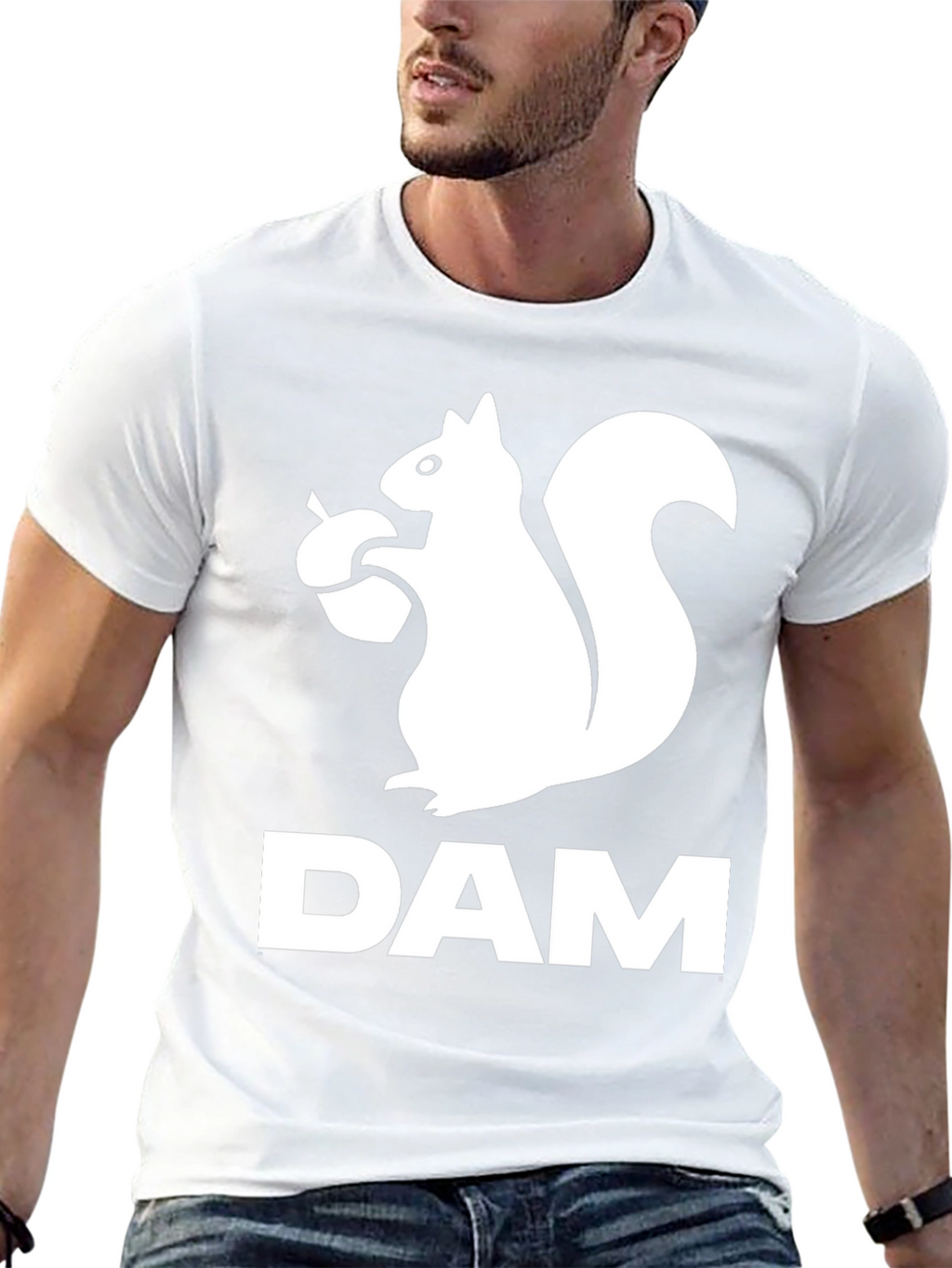 Squirrel DAM T-Shirt - Funny Animal Graphic Tee