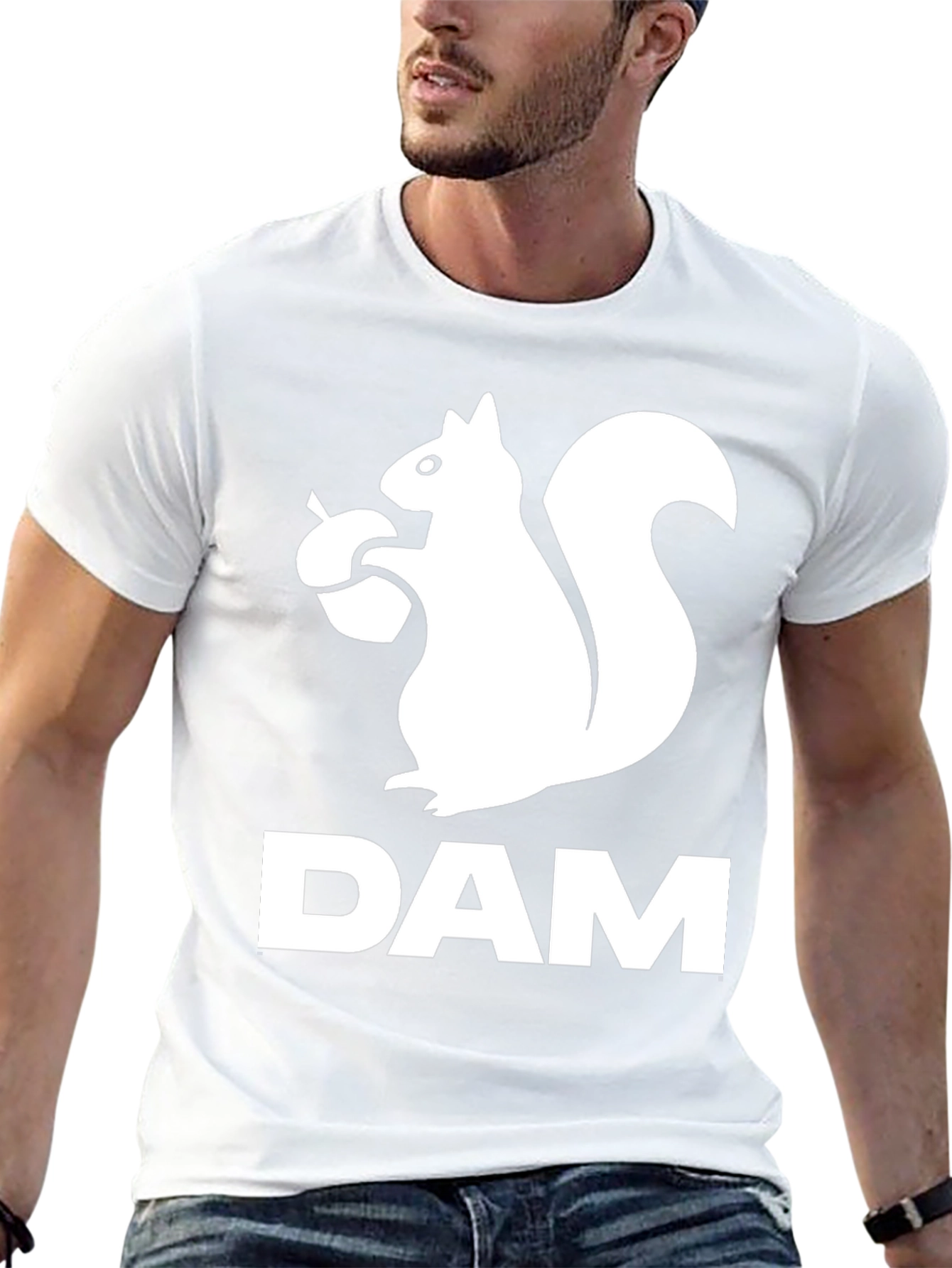Squirrel DAM T-Shirt - Funny Animal Graphic Tee