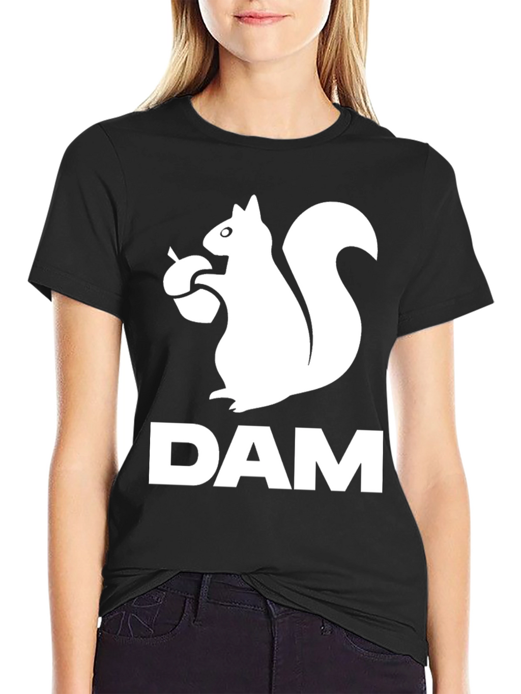Squirrel DAM T-Shirt - Funny Animal Graphic Tee