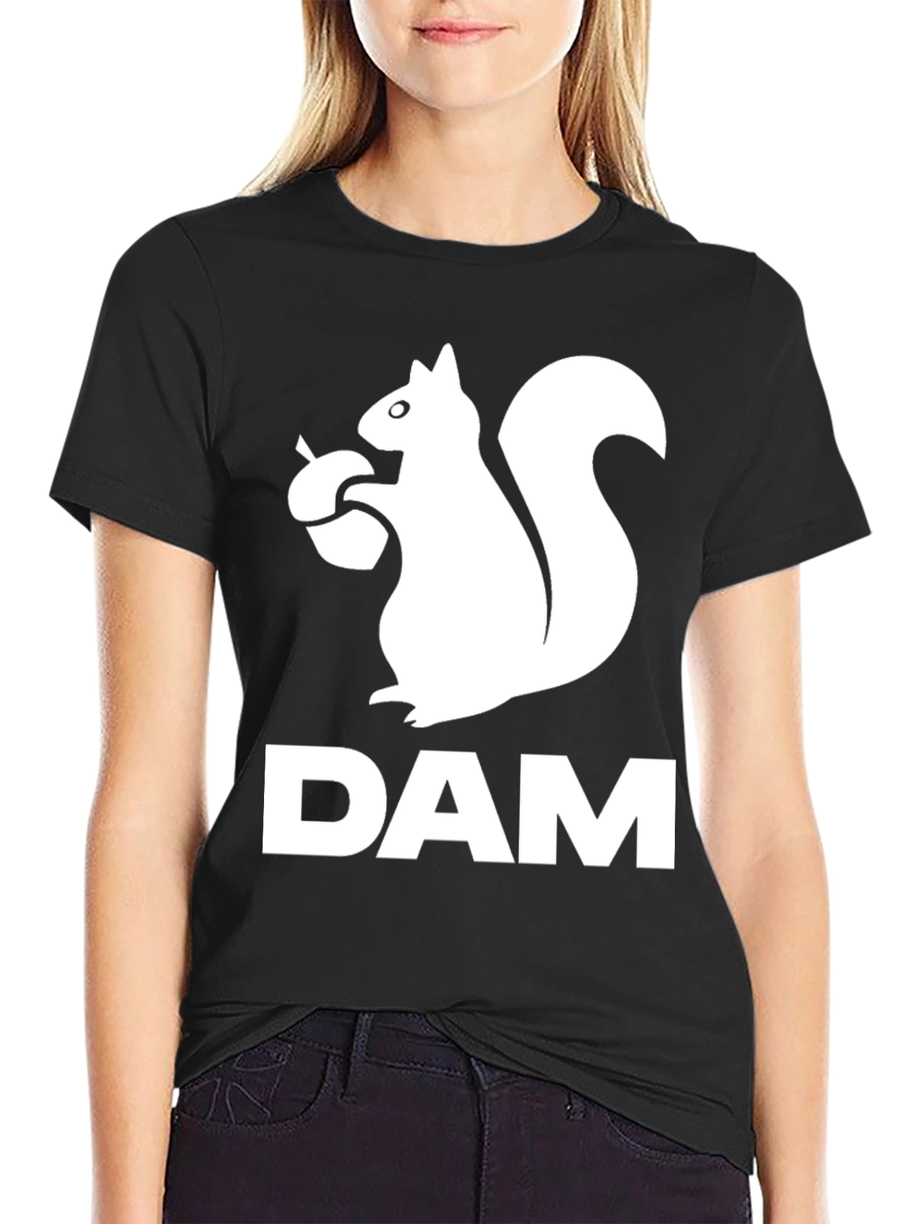 Squirrel DAM T-Shirt - Funny Animal Graphic Tee