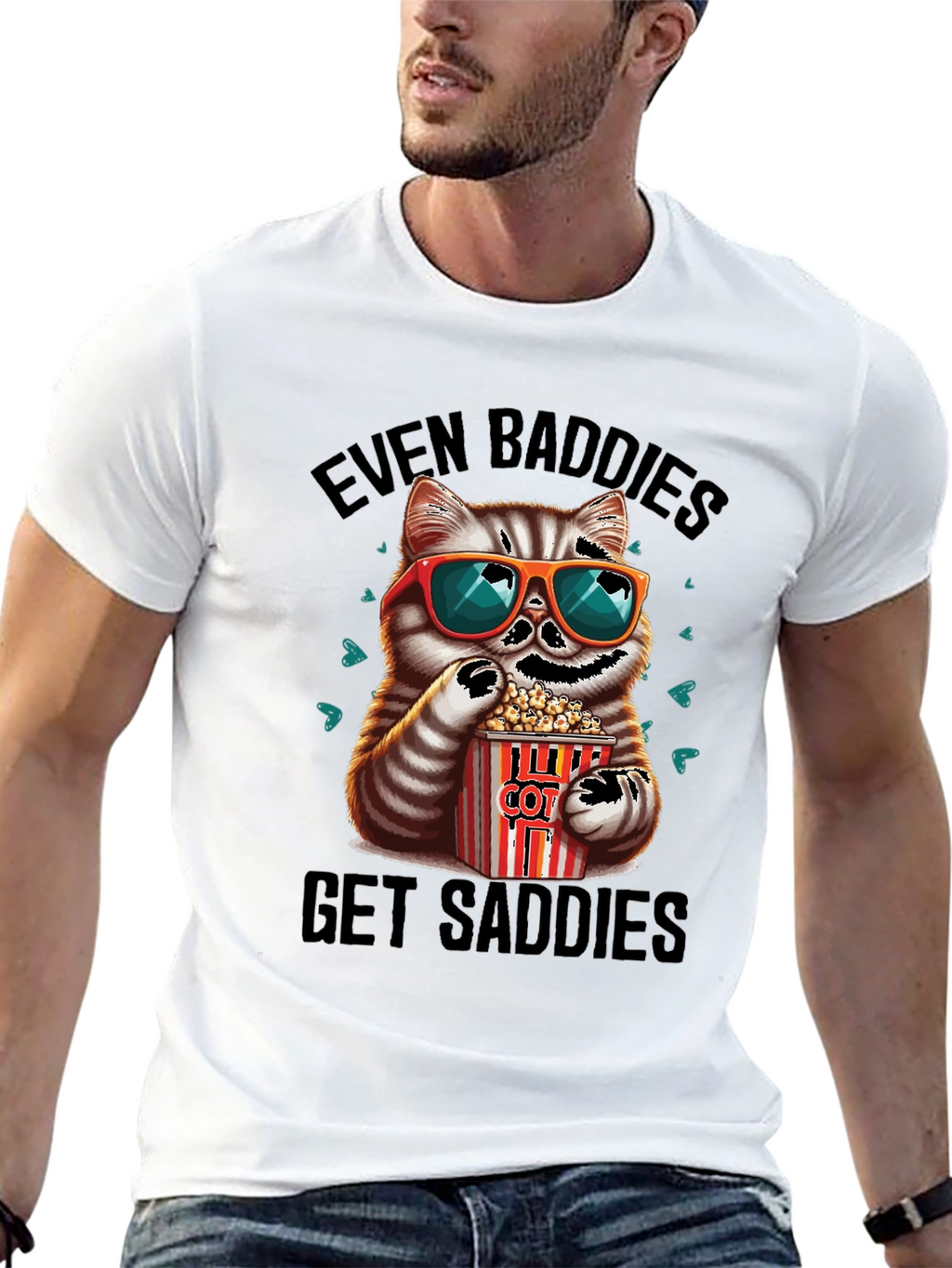 Even Baddies Get Saddies Graphic Tee
